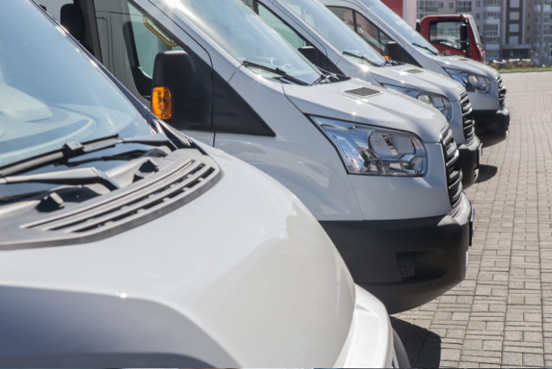 A selection of passenger vehicles